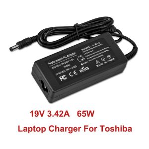 Adapter Universal High Quality 19V 3,42A 65W Laptop ładowarka do urządzenia ładowania laptopa Toshiba dla netbook Notepads Power Adapter