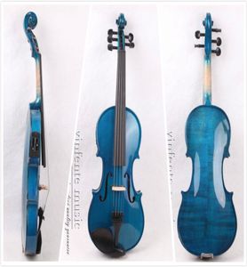 44 5 String Electric Acoustic Violin Full Size Canada Maple Spruce Wood Ebony Violin Parts Violin Case Bow8172765