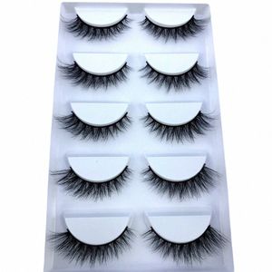 Verschiedene Stile 50 Boxen 5 Paar Natürliche 3D Nerz Falsche Eyeles Make-Up Gefälschte Auge Les Faux Cils Make-Up Schönheit Werkzeuge shes x332 #