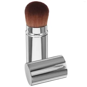 Makeup Brushes Powder Foundation Brush Tätt applikatorverktyg för lösa utdragbara