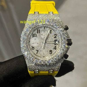 Relógio VVS Moissanite Iced Out a preços mais baixos com relógio de luxo e estilo moderno para homens