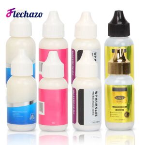 Adhesives Hair Replacement Adhesive Transparent Wig Glue 1.3Oz Invisible Wig Bonding Glue Water Resistant Lace Glue Colle Wig Accessories