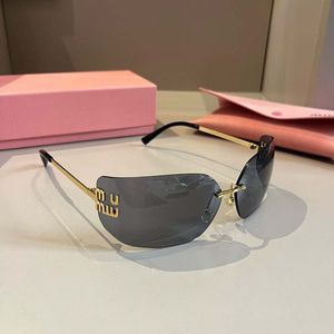 Designer-Luxusmarke, rechteckige Brille, übergroße Sonnenbrille für Damen, randlos, Lünette für Herren, Modeklassiker, Damen-Sonnenbrille, große Designer-Brille, schwarzer Spiegel