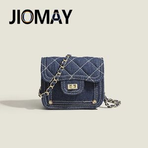 Jiomay high end lona bolsas de designer luxo moda bolsa ombro y2k sacos prazer mensageiro bolsa maquiagem 240322