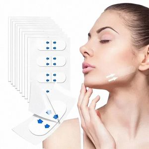 Face invisível Lifter Fita impermeável V Face Fita adesiva Face Lift Tape Scotch Anti-Wrinkle Patch Skin Care Tools 78Fa #