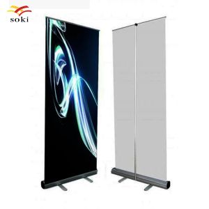 Accessories 85x200cm Durable Light Weight Retractable Aluminum Frame 33.5*78" Roll Up Banner Stand Trade Show Display