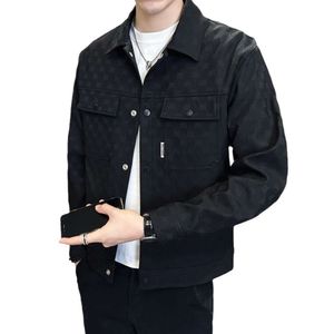 Tuzi Pi Shuai Top Jacke Herbst Mantel Trendy Marke 2023 Neue Slim Fit Fragmentierte Blume Herren Tragen