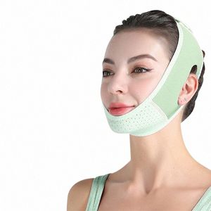 Ansiktslimning rem reducera dubbel haklyft v ansiktsklistermärken anti bandage för ansiktsband bältesmask lift oval mask 84du#