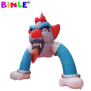 Horrible giant airblown inflatable halloween arch with clown face event ghost entrance archway for outdoor yard decorations 6mWx5mH (20x16.5ft)