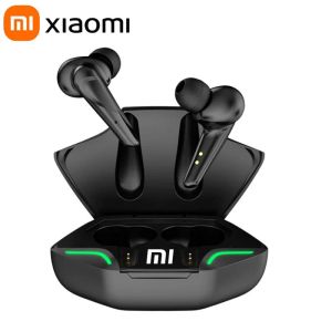 Kontrol Xiaomi Kablosuz Bluetooth kulaklık TWS 5.0 Stereo Kulakbuds Oyun Düşük Gecikme Kulaklık Bluetooth Kulaklık İPhone için MIC ile