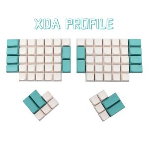 Accessories GMKKEY XDA Profile Ergodox keycaps pbt blank keycap For ergodox MX Switches Mechanical gaming keyboard Key cap