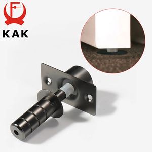 KAK Brass Door Stops Heavy Duty Holder Magnetic Invisible Stopper Catch Hidden Stainless Steel Stop Hardware 240322