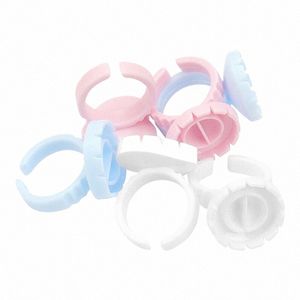 SDOTTER 100 PCS卸売グラフトアイールドロップ接着剤ハートリングブロッサムカップビューティーアイールリングカップドロップグルーツールV2H7＃