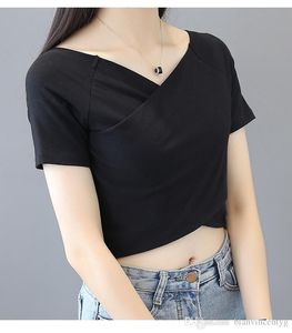 High Street Women White Black Crop Tops gestreifte Bluse Spitze Deep v Hals Langlanghafte Laternenhemden Eleghant Lady Taille von Schultertimen 006