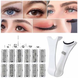 4 pares de olhos falsos magnéticos 3D podem ser reutilizados.ferramentas de cinto cosmético eyel natural 5 extensões magnéticas eyel V7O5 x1tU#