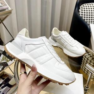 Casual Shoes Nylon Cowhide Patchwork Men Sneakers Platform Womensneakers Tennis Running Leather Vulcanized Neutral