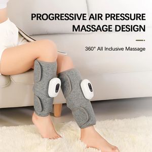 Massaggio intelligente per le gambe 3 modalità Massaggiatore per compressione d'aria vibrante Pressione del piede per compressione elettrica wireless 240313