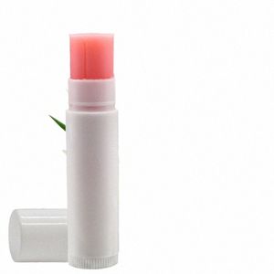 private Label 6-color Lip Balm Custom Bulk White Round Tube All Lips Tints Moisturizer Hydrating Remove Dead Skin Base MakeUp w8Dz#