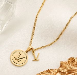 Nie verblassende Goldkette, 18 Karat vergoldet, luxuriöse Designer-Halsketten, Edelstahl-Anhänger-Halskette für Damen und Herren, Kettenschmuck, Party-Schmuck