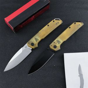 2024 KS 2038 Iridium Folding Knife D2 Spear Point Blade PEI Handles EDC Tactical Outdoor Self Defense Hunting Camping Knives 9000 7550 1660 7100