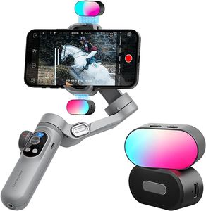 Smart XPRO Two Light KIT- Gimbal Stabilizer for Smartphone,RGB Magnetic Refill Light Set,OLED Display LED Light Focus Wheel