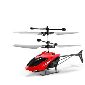  İndüksiyon Geri Sakin Güz-Dayanıklı Mini Helikopterler Oyuncaklar Şarj Edilebilir RC Helikopterler Drone Oyuncakları Çocuk Hediyeleri Led Gadget