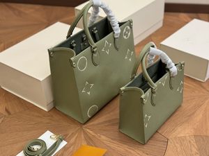 24SS Damen-Luxus-Designer-Einkaufstasche aus Rindsleder, Dschungel-Einkaufstasche, Damen-Handtasche, Umhängetasche, Make-up-Tasche, Geldbörse, 34 cm/25 cm, Iejj