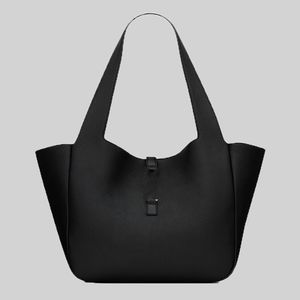 BEA Tote Bag Большая вместительная горизонтальная дизайнерская кожаная большая вместительная сумка Роскошные сумки на ремне Кожаная сумка для покупок Черная женская сумка через плечо Hobo Модные сумки-кошельки