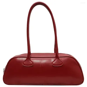 Женская модная сумка на плечо с шнурком, большая вместительная сумка из искусственной кожи, винтажные сумки подмышки, однотонные сумки в стиле ретро для поездок на работу