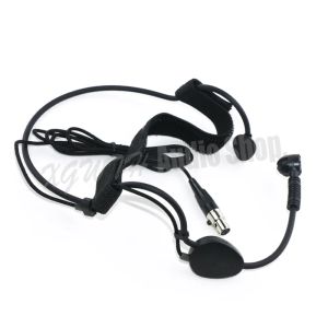 Microfones Preto Wired Condensador Cardióide Headset Microfone para Shure XLR 4PIN TA4F Plug Wireless BodyPack Transmissor