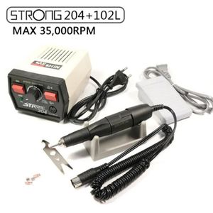 65 W elektrische Nagelbohrmaschine 35000 U/min starke 204 elektrische Maniküre-Set Pediküre Maschine professionelle Nagelschneider Ausrüstung 240321