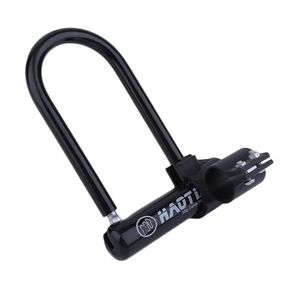 Universal Bike Bicycle Steel Anti Stöld Bicycle Perfect Security U Lock Cycling Säkerhetstillbehör med monteringsfästsknappar 240308