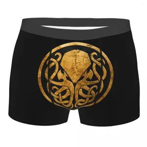 Cuecas chamada de cthulhu lovecraft roupa interior masculina sexy impressão personalizada boxer shorts calcinha respirável