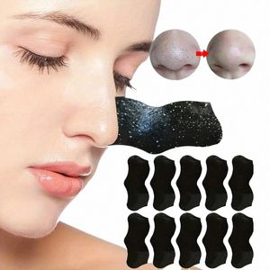 10/50 pezzi maschera di rimozione di comedone strisce nasali testa nera naso Dot Spot staccare adesivo viso Acne Whitehead detergente per pori naso G9Vv #