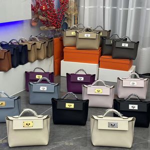 Designer torebka torebka cielę skórzana damska moda torebka stała kolor przenośna torba na ramię wielofunkcyjna worek kształtu domowego torba crossbody torba pod pachami