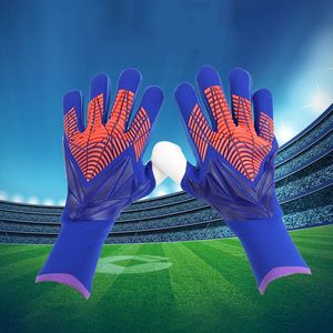 1Pair Professional Latex Football Gloves Soccer Ball målvakt Barn Vuxna förtjockade målskyddshandske 240318