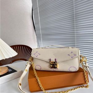 24SS Women's Luxury Designer Milky Way Series New Messenger Bag Women's Shoulder Bag Chain Bag Underarm Handbag Crossbody Bag OBUE