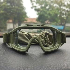 Eyewears 3 Sport-Impact-Militär-Schießbrille, Outdoor, taktische Locust-Fan-Motorrad-Linse, Wüsten-Anti-Brille, staubdicht