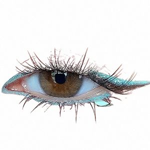 Milchgrüner Eyeliner-Schattenstift, wasserdicht, nicht blühend, kein Verblassen, glatt, matt, bunt, Eyeliner-Gelstift, Augen-Make-up, Kosmetik