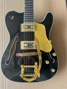 Guitar High Quality Electric Guitar,Rosewood Fingerboard,Jazz Hollow Body,Maple Top,Gold Hardware,Free Shipping