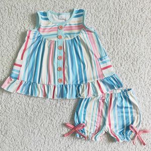 Girl Dresses Summer Baby Clothes Set Boutique Girls Dress Matched Cute Sister Clothing Outfits Toddler Wholesale