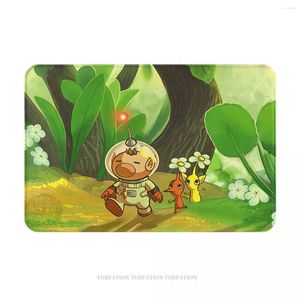 Carpets Pikmin Game Non-slip Doormat Friend Bath Kitchen Mat Prayer Carpet Home Pattern Decor