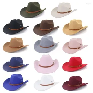 Berets Cool Cowboy Hat Travel Fedora Men Magician Halloween Costume Akcesoria