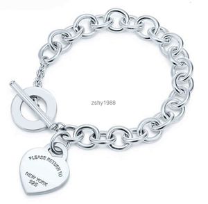 jewlery designer for women Designer Bracelets 100% 925 Sterling Silver Original Authentic Classic Key Heart Bracelet Gift Exquisite Wedding Women Bracelet Jewelry