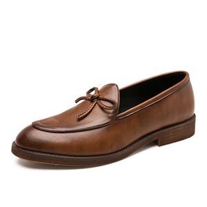 HBP Não Marca Mais Recente Estilo Slip-on Moda PU Sapatos De Couro Conforto Tamanho Grande Mens Mocassins Designer De Luxo Sapatos