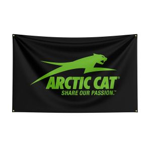 Accessori 3X5ftFT Bandiera dei gatti artici Banner per auto da corsa stampato in poliestere per la decorazione della bandiera Decorft, Banner per la decorazione della bandiera Banner per la bandiera