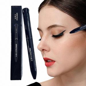 4 I 1 eyeliner Eyebrow Pencil Ctour Pen LG Lasting Waterproof Cosmetics Eyeliner Makeup Pencil Lip Liner Pen Cosmetics J5TV#