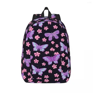 Mochila Borboleta Moda Presente High School Caminhadas Daypack para Homens Mulheres Laptop Bolsa de Ombro