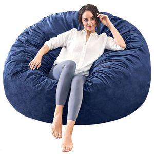 Adult -3ft Memory Foam Furniture Beag Chair Children /youth with Soft Microfiber Sleeve - Round Fluffy Sofa for Living Room Bedroom College Dormitory -3ft,