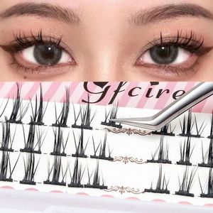 Neue Little Devil Cos Eyeles Segmented Eye Les Natürliche Simulati Grafting Wiederverwendung Einzelne Cluster Les Make-Up Schönheit Werkzeuge L0dx #